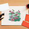 PVC Sakura Stamp DIY-WH0486-004-2