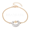 Brass with Crystal Rhinestone Bracelets & Earrings & Necklaces & Rings WG06C1A-18-4