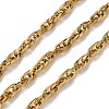 Ion Plating(IP) 304 Stainless Steel Rope Chains CHS-H025-16G-03-1