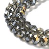 Electroplate Glass Beads Strands EGLA-A044-T3mm-B16-3