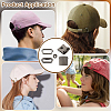 40Sets Iron Baseball Hat Cap Buckle Strap Clasp Clip Kit FIND-BC0014-10B-5