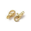Brass Lobster Claw Claps KK-K408-13G-2