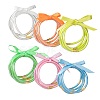 30Pcs 6 Colors PVC Plastic Buddhist Bangle Sets BJEW-LS0001-03B-1