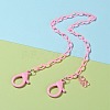 Personalized ABS Plastic Cable Chain Necklaces NJEW-JN03220-03-4