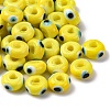 Handmade Evil Eye Lampwork Beads LAMP-F021-01-06-1