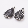 Valentine Gifts Idea for Guys Natural Lava Rock Pendants G-Q689-14-2