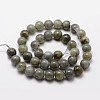 Natural Labradorite Bead Strands G-O155-05B-4mm-2