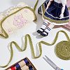 Polyester Lace Trim Ribbon OCOR-WH0082-398B-4