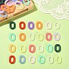 360Pcs 12 Colors Acrylic Linking Rings MACR-CJ0001-40-5