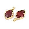 Natural Carnelian(Dyed & Heated) Faceted Pendants GG-CBA110A-04G-2