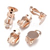 304 Stainless Steel Clip-on Earring Findings STAS-E482-16RG-3