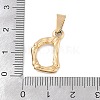 304 Stainless Steel Pendants STAS-F235-01G-D-3