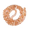 Electroplate Transparent Glass Beads Strands EGLA-Q139-01A-A05-2