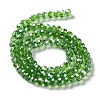 Electroplate Glass Bead Strands LS-EGLA-R015-4mm-14-4
