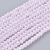 Electroplate Glass Beads Strands LS-EGLA-A034-P2mm-B12-1