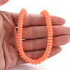 Handmade Polymer Clay Beads Strands LS-CLAY-N008-39-6