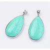 Synthetic Turquoise Big Pendants G-I184-11-2