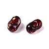 Picasso Spray Painted Glass Seed Beads SEED-T006-04-28-5