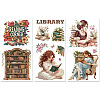 3 Sheets 3 Styles PVC Waterproof Decorative Stickers DIY-WH0404-106-1