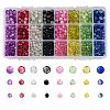 1920Pcs 3 Style Spray Painted Crackle Glass Beads CCG-CJ0001-04-1