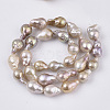 Natural Baroque Pearl Keshi Pearl Beads Strands PEAR-Q015-001-2