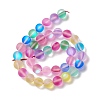 Synthetic Moonstone Beads Strands G-E573-01C-13-3