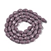 Opaque Solid Color Beads Strands EGLA-N013-P8mm-D09-2