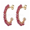 Brass Stud Earring EJEW-JE04179-2