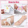 80 Sheets 4 Styles Butterfly Pattern Body Art Tattoos AJEW-SP0002-79-4