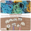 1 Set 32Pcs Wood Embroidery Thread Plate DIY-UN0006-68-5