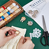 Alloy Cufflinks & 4-Hole Plastic Buttons HJEW-NB00251-3