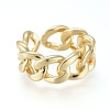 Brass Cuff Rings RJEW-K232-19G-2