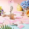50Pcs Folding Paper Jewelry Display Cards ODIS-TA0001-07E-7