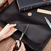 Lichee Pattern PU Leather Fabric Sheet DIY-WH0304-586A-3