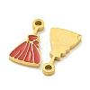 Halloween Theme Ion Plating(IP) 304 Stainless Steel Enamel Pendants STAS-M011-01A-2