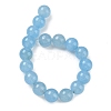Dyed Natural Malaysia Jade Beads Strands G-G021-01D-09-4