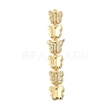 Brass Micro Pave Cubic Zirconia Big Pendants KK-C164-01E-G-1