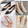 4Pcs 2 Colors Bowknot Alloy Rhinestone Shoe Decorations FIND-CP0002-29-5