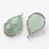 Natural Gemstone Pendants G-G949-M-3