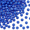 Olycraft 2 Strands Synthetic Lapis Lazuli Dyed Round Beads Strands G-OC0004-21-1