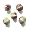 Vintage Style Glazed Ceramic Porcelain Beads PORC-H013-01-09-1