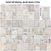 100 Sheets 50 Patterns Lace Theme Scrapbook Paper Pads DIY-WH0430-008A-2