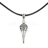 Alloy Bird Pendant Necklaces NJEW-JN04558-05-1