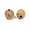 Natural Wood Beads WOOD-C019-10mm-01-2