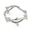 Non-Tarnish 304 Stainless Steel Open Cuff Rings RJEW-K245-92P-2