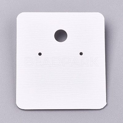 Plastic Jewelry Display Cards DIY-K032-04-1