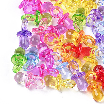 Transparent Acrylic Pendants TACR-T005-17-1