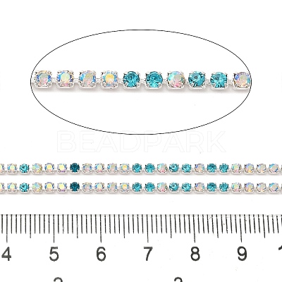 Rhinestone and Iron Cup Chain CH-A007-01G-1