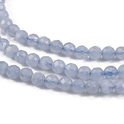 Natural Blue Lace Agate Beads Strands G-E411-12-3mm-01-1