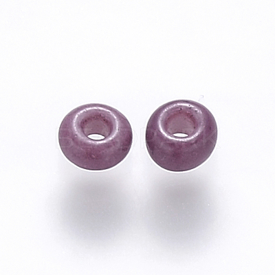 6/0 Baking Paint Glass Round Seed Beads SEED-S036-01C-18-1